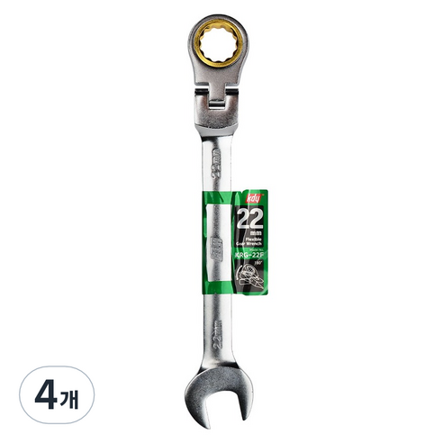 케이디와이 플렉시블 기어렌치 22mm KRG-22F, 4개