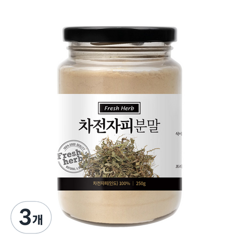 신선약초 차전자피분말, 250g, 3개