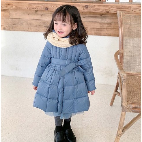 여아용 스트리밍 벨트 패딩 점퍼 CCV71GJP09