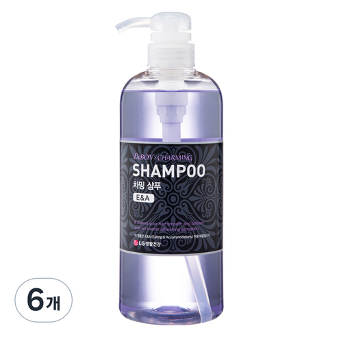 엘라스틴 차밍 샴푸, 6개, 730ml