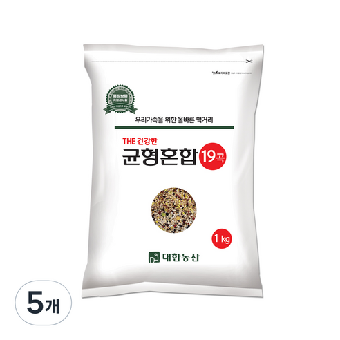 대한농산 THE 건강한 균형혼합 19곡, 1kg, 5개