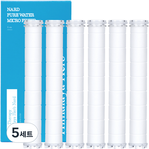 나드 퓨어워터 마이크로필터 6개, 5세트, 부케가르니