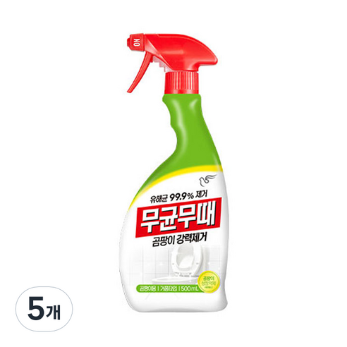 무균무때 곰팡이용, 500ml, 5개