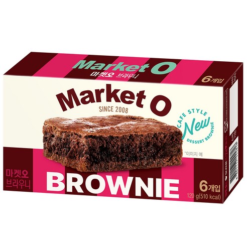오리온 마켓오 브라우니 6p, 120g, 1개