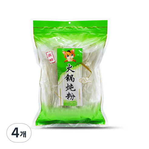 샤브샤브 훠궈 넓적당면, 1kg, 4개
