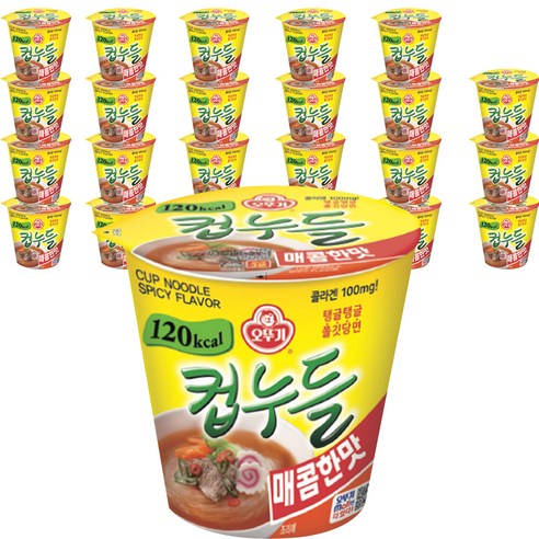 오뚜기 컵누들 매콤한맛 37.8g, 24개