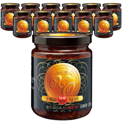 이금기 중화 XO소스 매운맛, 220g, 12개