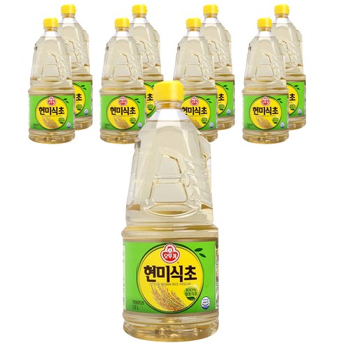 오뚜기 현미식초, 1.5L, 9개