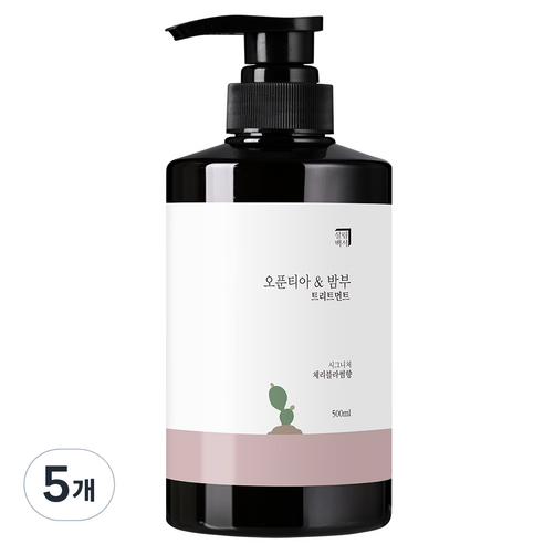 살림백서 오푼티아&밤부 트리트먼트 체리블라썸향, 500ml, 5개