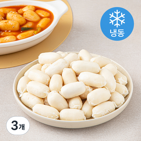 밀&쿡 치즈밀떡 (냉동), 1kg, 3개