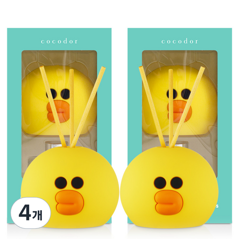 코코도르 라인프렌즈 페이스 디퓨저, 샐리(에이프릴프레쉬), 50ml, 4개