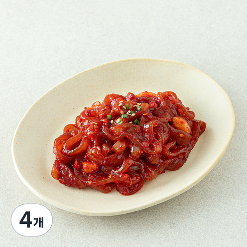 명심정 오징어젓, 200g, 4개