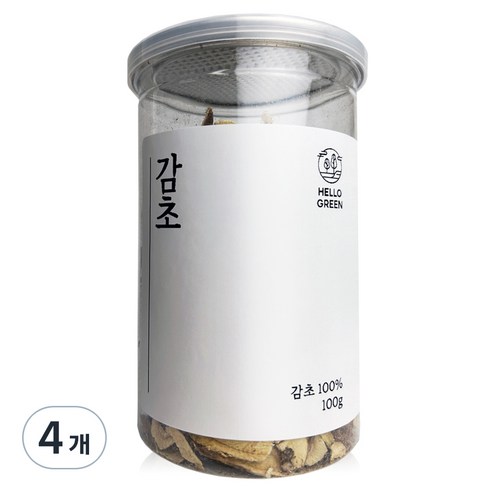 헬로우그린 감초, 100g, 4개