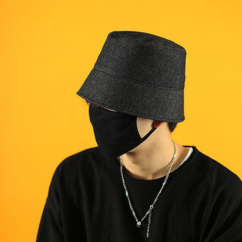 아이엠캡 일렌오 데님 다운챙 버킷햇