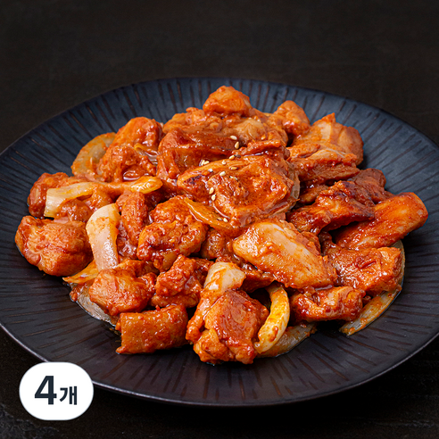 요리락 춘천식 달콤 닭갈비, 500g, 4개