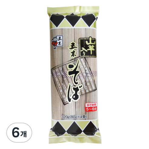 이츠키 참마 소바면, 320g, 6개