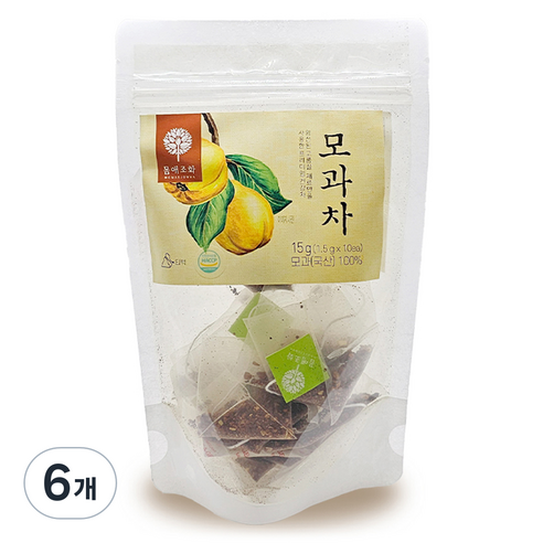 몸애조화 모과차 티백, 1.5g, 10개입, 6개