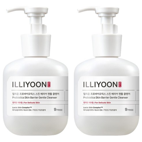 일리윤 프로바이오틱스 스킨 배리어 젠틀 클렌저 여성청결제, 300ml, 2개