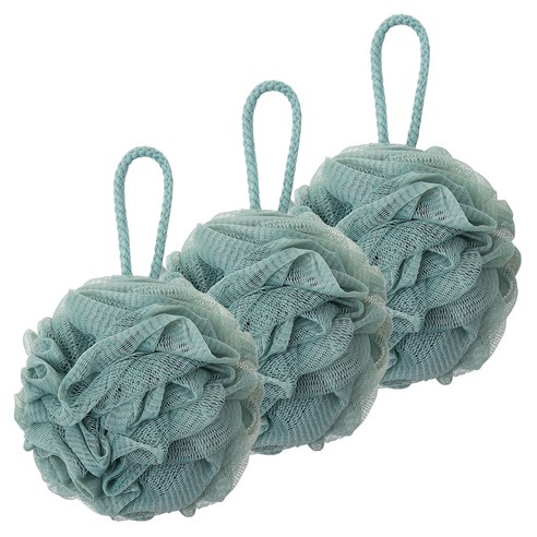 페르노엘 촘촘하고 부드러운 걸이형 버블 샤워볼 세트, 카키, 3개입, 1개