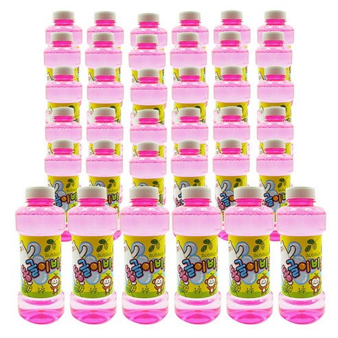 비누방울 리필액 500ml, 혼합색상, 36개