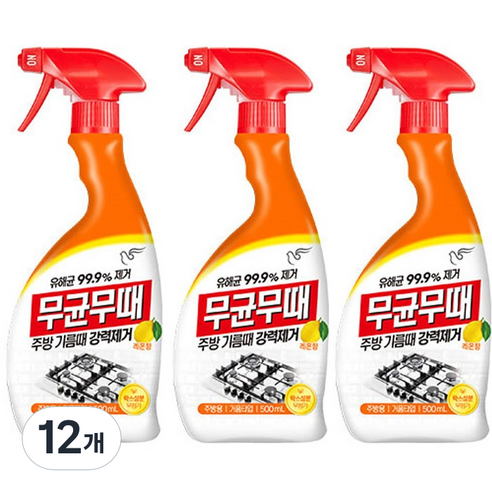 무균무때 주방용, 500ml, 12개