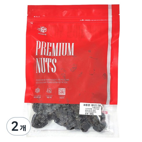 다다모마켓 건자두, 500g, 2개