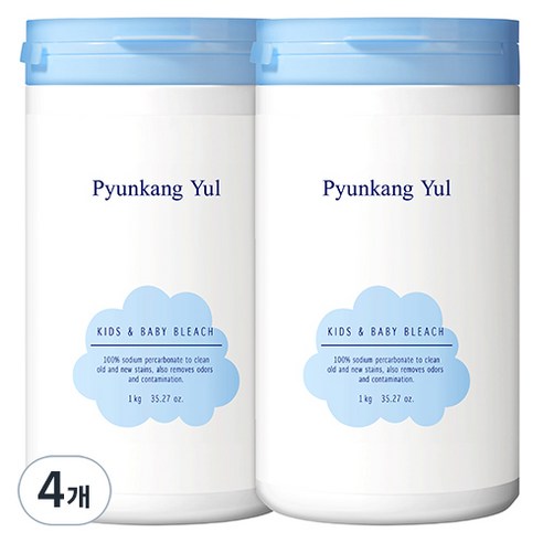 편강율 키즈 앤 베이비 표백제, 1kg, 4개