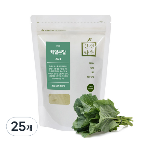 신선약초 케일분말, 25개, 200g