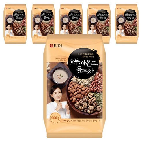 담터 호두아몬드 율무차, 900g, 1개입, 5개