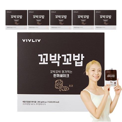 비브리브 꼬박꼬밥 체중조절용 조제식품 초코, 40g, 42개