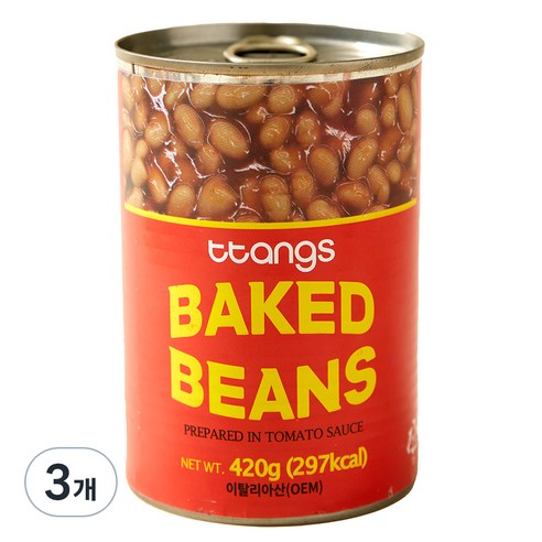 땅스 베이크드빈스, 3개, 420g
