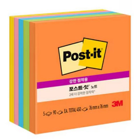 포스트잇 도시 컬렉션팩 654-5SS, 에너지부스트, 1세트