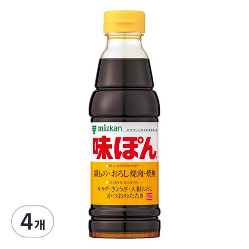 미즈칸 아지폰 폰즈, 360ml, 4개
