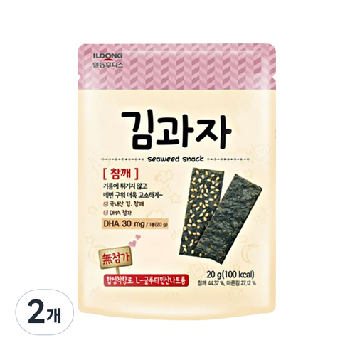 일동후디스 김과자, 참깨, 20g, 2개