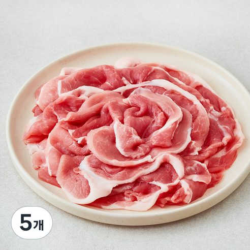 곰곰 무항생제 앞다리살 불고기용 (냉장), 5개, 500g
