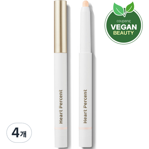 하트퍼센트 도트 온 무드 립펜슬 0.8g, #11 소프트글로우, 4개