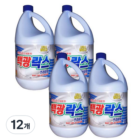 트레펑 백광 락스, 4L, 12개