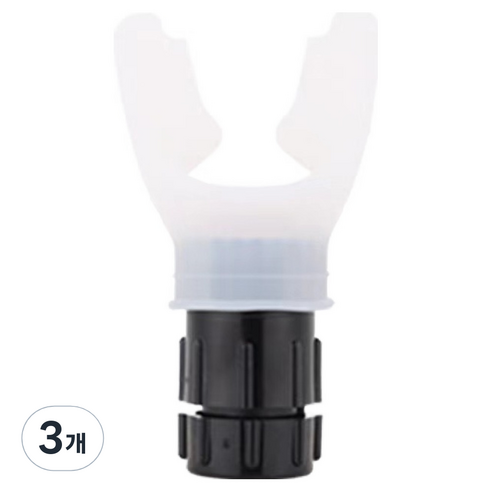 지음앤 복식 폐활량 호흡기 화이트, 3개