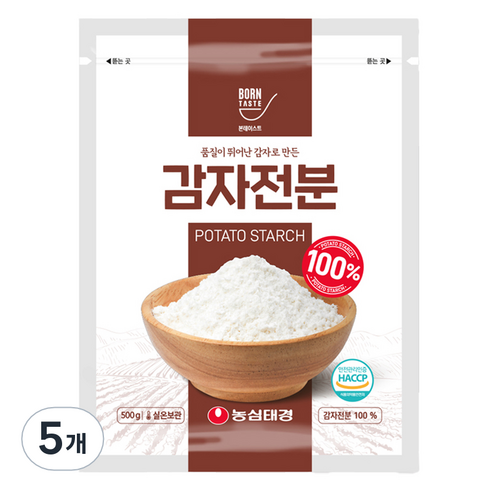 본테이스트 감자 전분, 500g, 5개