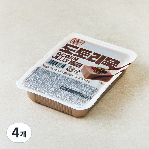 친정엄마 도토리묵, 300g, 4개, 1개입