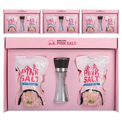 히말라야 핑크소금 500g x 2p + 그라인더 초이스 세트, 1kg, 4세트