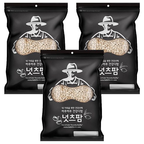 넛츠팜 해바라기씨 미국산, 400g, 3개