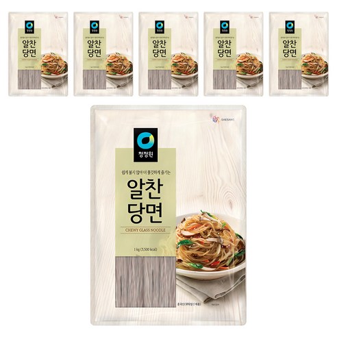 청정원 알찬당면, 1kg, 6개