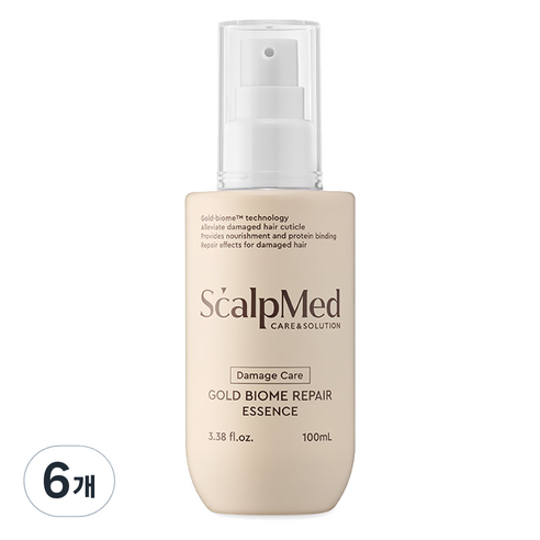 스칼프메드 골드바이옴 단백질 헤어 에센스, 100ml, 6개