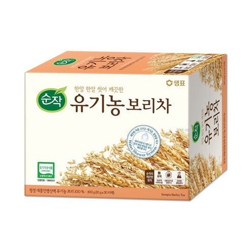 순작 유기농 보리차 300g, 10g, 30개입, 1개