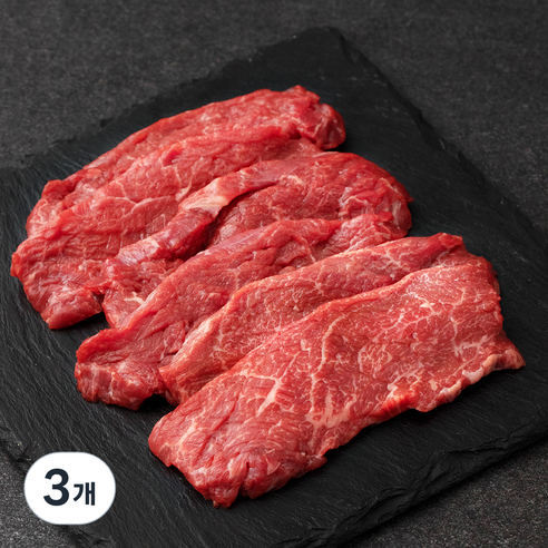 미트지엥 호주산 소고기 치마살 구이용 (냉장), 300g, 3개