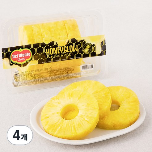 델몬트 허니글로우 파인애플, 540g, 4개