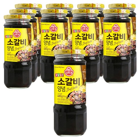 오뚜기 소갈비양념, 480g, 10개