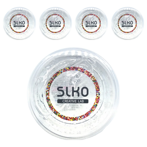 슬코 슬라임 베이스 210ml, 5개, 투명