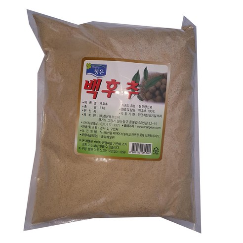 청은 백후추, 1kg, 1개 - 후추 | 쿠팡